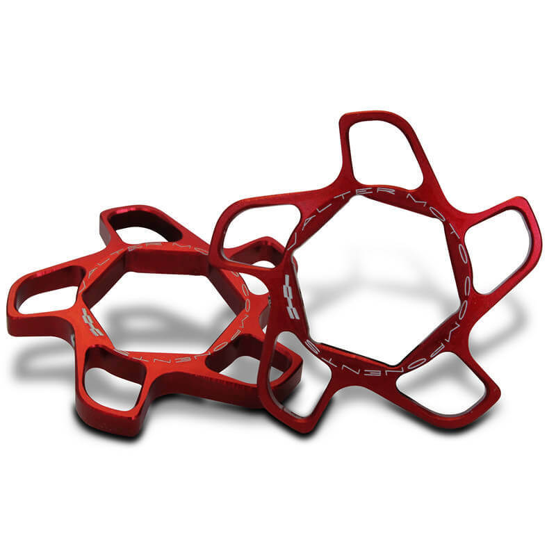 Ghiere Regolazione Precarico Accossato Rosse Per Forcelle Yamaha R1 1998-2014 - Esagono 14mm, Coppia - Foto 11