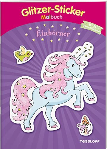 Thumbnail - Sandra Schmidt Glitzer-sticker Malbuch. Einhörner: Mit (taschenbuch)