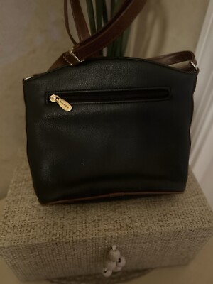 AUTHENTIC PIERRE BALMAIN PARIS VINTAGE LEATHER SHOULDER BAG WITH DUST BAG