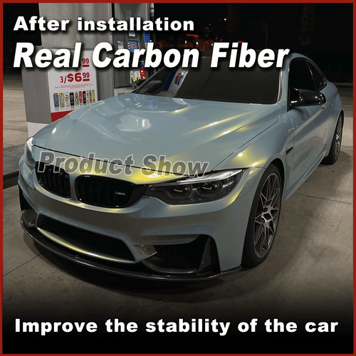 Labio del spoiler delantero de la espada del spoiler delantero del spoiler de la espada de carbono para BMW M4 F82 F83 F80 M3 - Imagen 2 de 10