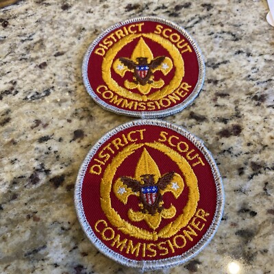 Older Trained Boy Scout District Scout Commissioner Patch SMY See ...