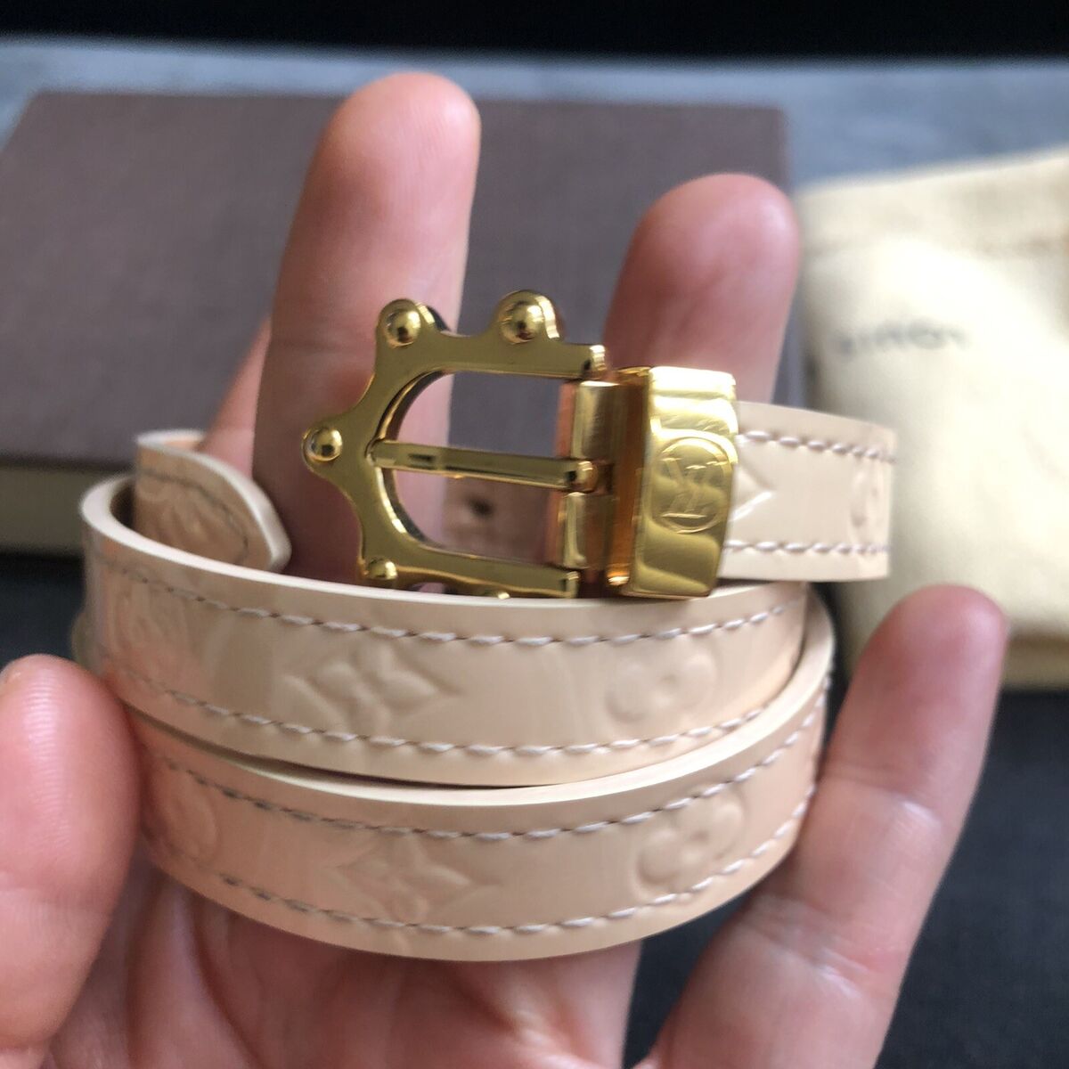 Louis Vuitton Triple Tour Vernis Wrap Bracelet. Full Set W Louis Vuitton Triple Tour Vernis Wrap Bracelet. Full Set W