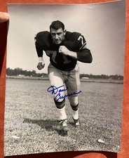 Dan Currie Green Bay Packers (1958-1964) SIGNED 8x10 B&W Photo (deceased)