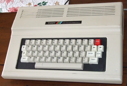 Tandy Radio Shack TRS-80 64K Color Computer 2 240V PAL in good working condition