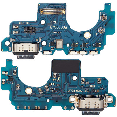 Charging Port W/Board For Samsung Galaxy A73 5G(A736 / 2022)(Aftermarket Plus)