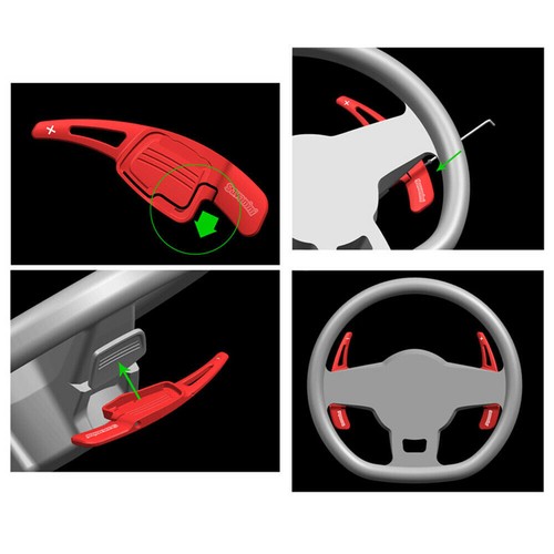 Blade Aluminum Steering Wheel Shift Paddle Shifter Extension For Audi SQ5 18-19 - Picture 10 of 12