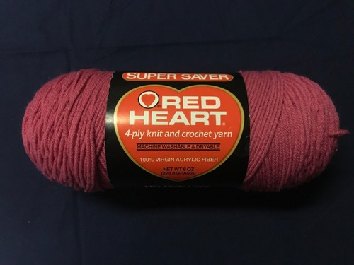 Vintage Red Heart 8 Oz Super Saver worsted 4-ply yarn skeins multiple colors - Picture 30 of 48