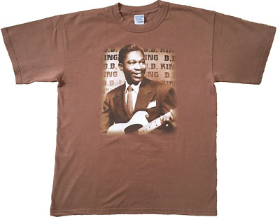 BB King 2001 50th Anniversary King Of The Blues B.B. Concert Tee Shirt Size L