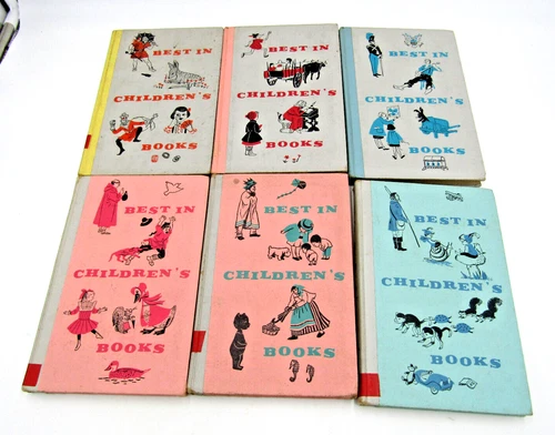 Best In Children's Books Vintage Lot of 6  Nelson Doubleday 1959-1960 Hardcover