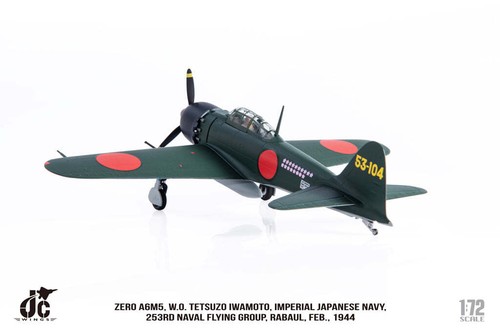 Zero A6M5, IJN, W.O. Tetsuzo Iwamoto, 253rd Air Group,1944, 1/72 JCW-72-ZERO-001 - Picture 9 of 12