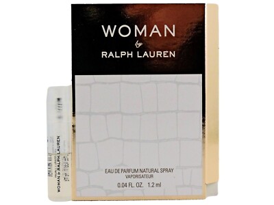 RALPH LAUREN WOMAN EDP 1.2ml .04fl oz x 1 PERFUME SPRAY SAMPLE VIAL