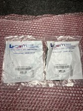 Set of 2 L-COM CABLK90DA-B-03M USB Cable, Type A Plug to Type B