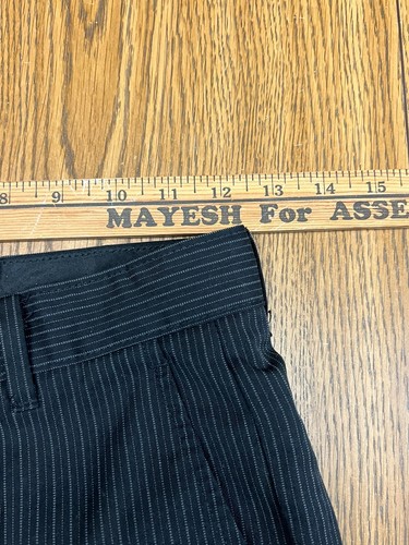 Boys 8 Black Pinstripe Suit Van Husen - Picture 12 of 16