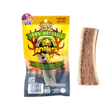 Split Elk Deer/Antler dog chew - 1pc, Naturally Shed Grade A antlers dog treats