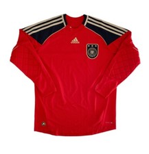 Germany 2009/10 Adidas Goalkeeper Football Shirt 16 Boys Vintage Soccer Jersey
