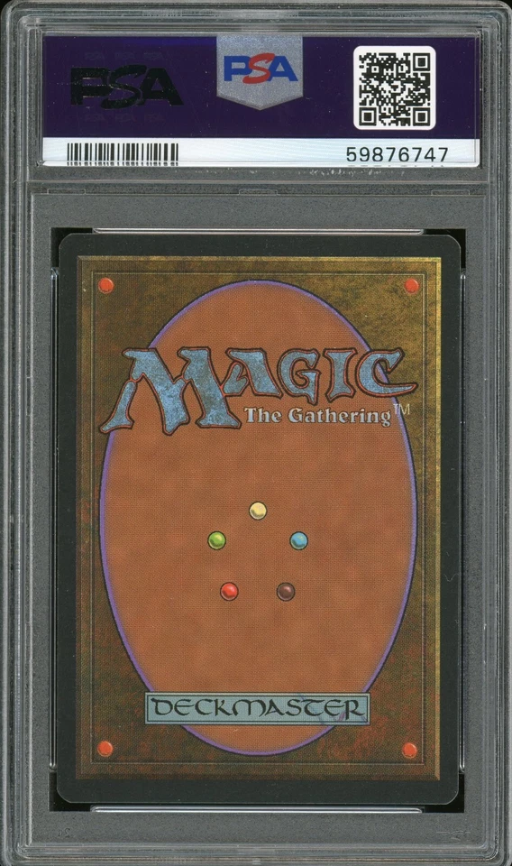 1996 Magic the Gathering MTG Mirage Zebra Unicorn PSA 10 Pop 1 - Image 2 of 2
