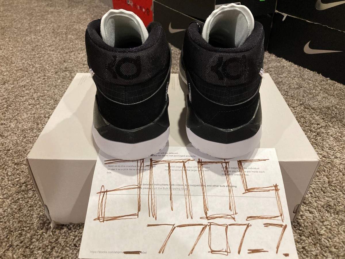 新品24-25NOVMBR KD136 cm Nike KD 13 TB Black White Pure Platinum CK6017-002 sz 7.5