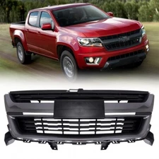 For 2015-2020 Chevrolet Colorado Front Bumper Grille Grill Assembly Gray