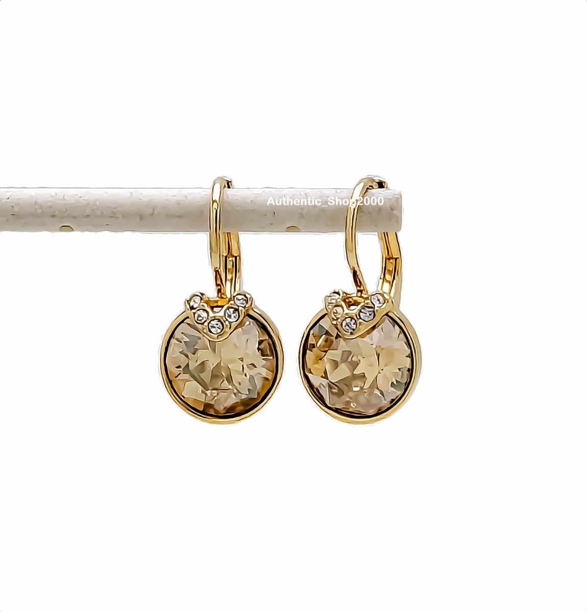 New 100% Authentic SWAROVSKI Round Cut Gold Crystals Bella V