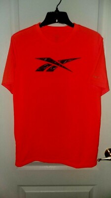 Reebok Women's S/S Orange Play Dry Tee XL 18/20