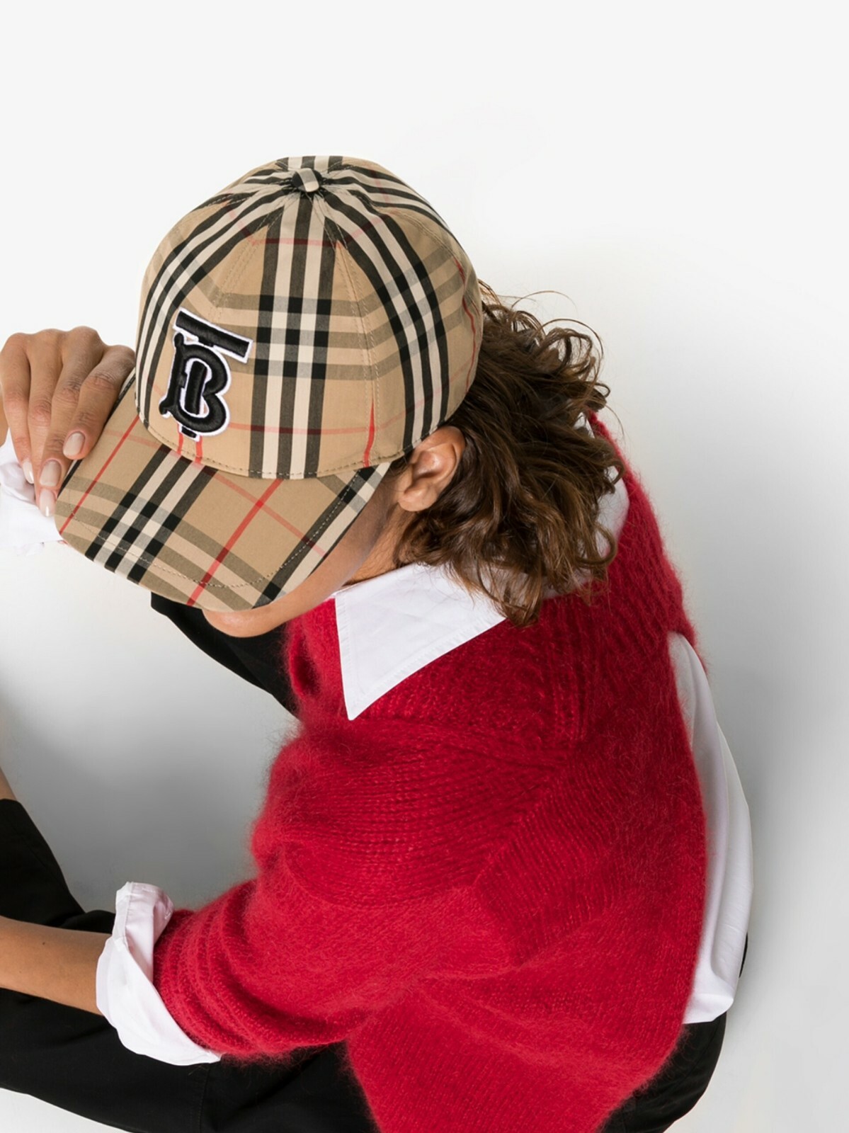 burberry monogram motif baseball cap