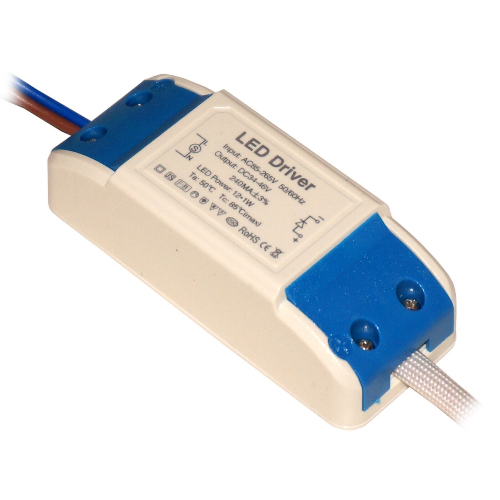 12W LED Driver Power Supply Transformer Constant Current AC240VDC LED