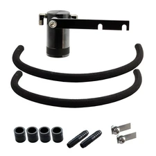 UPR 11-23 Black Billet Catch Can Fits 5.7 6.4 Hemi Technology Fits Durango JEEP