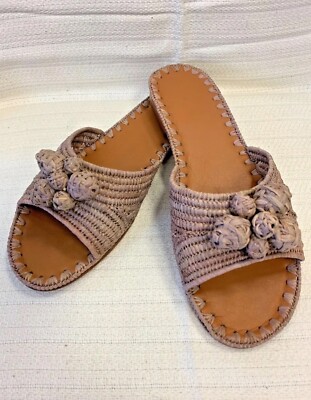 Carrie Forbes Salma Sandal, Ecru, NIB, Size 37