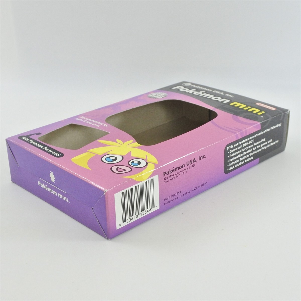 Pokemon Mini SMOOCHUM PURPLE Console MIN-001 US Version