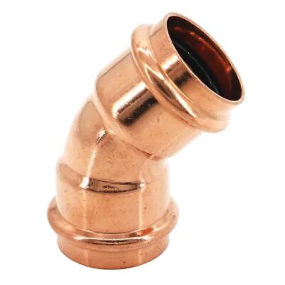45° ELBOW PRESS-FIT COPPER