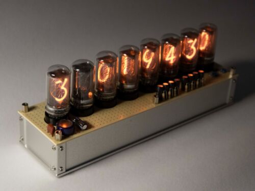 Stein's Gate Divergence Meter NL5441A - Rare Nixie Tube Clock Animation Effects