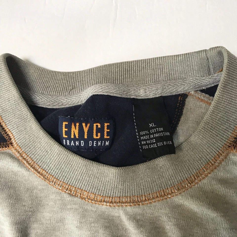 Camisa De Colección Años 90 Y2K Enyce Para Hombres X-Grande Hip Hop Ropa de Calle Patinador Grunge Denim Foto 4 de 4