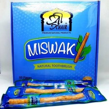 Al Khair Miswak Natural Toothbrush - Chewing Stick Meswak Datoon All Variation