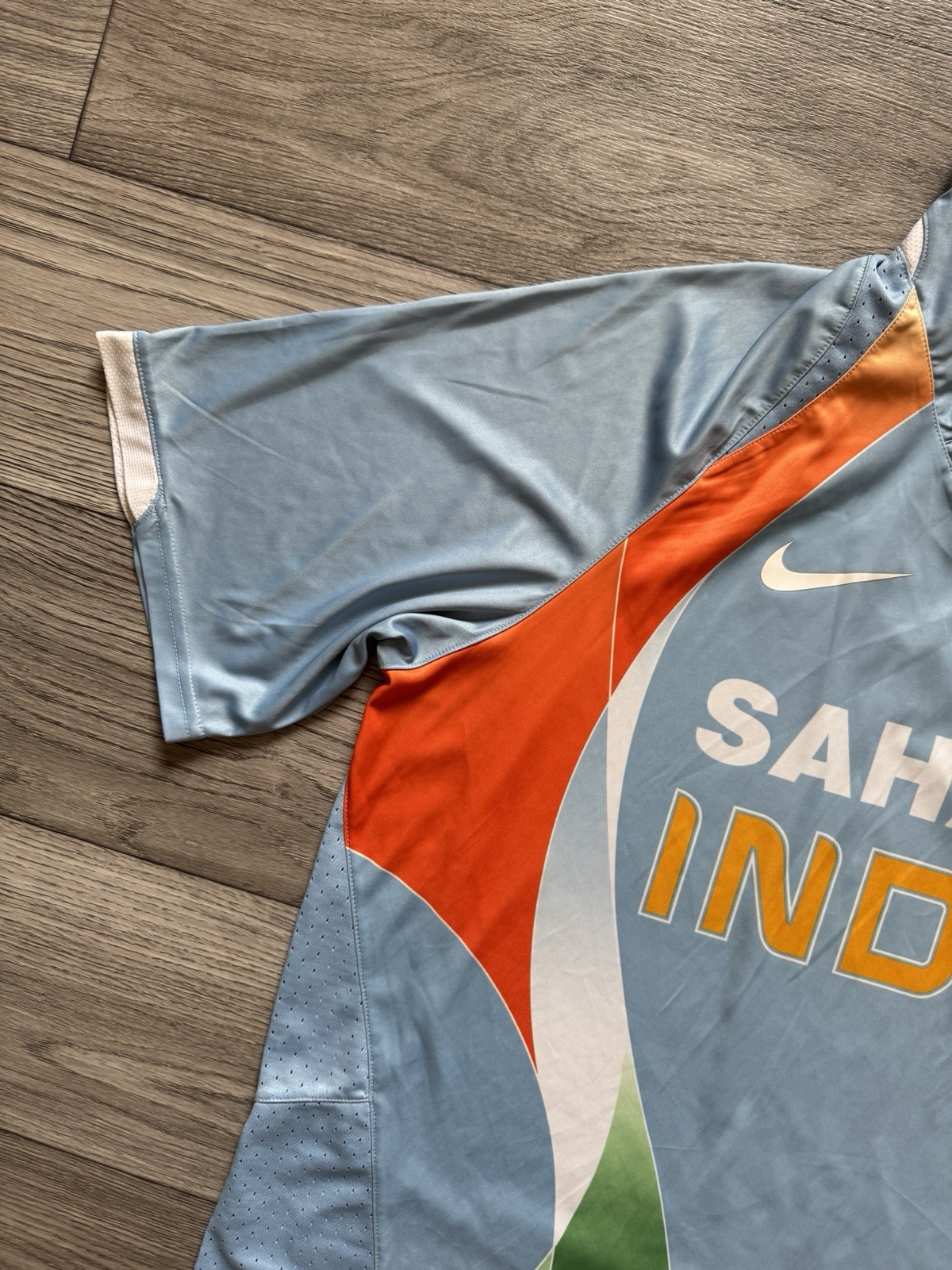 India Cricket National Team Jersey Shirt Sahara Nike Men’s Size XXL 218171-401 thumbnail 6