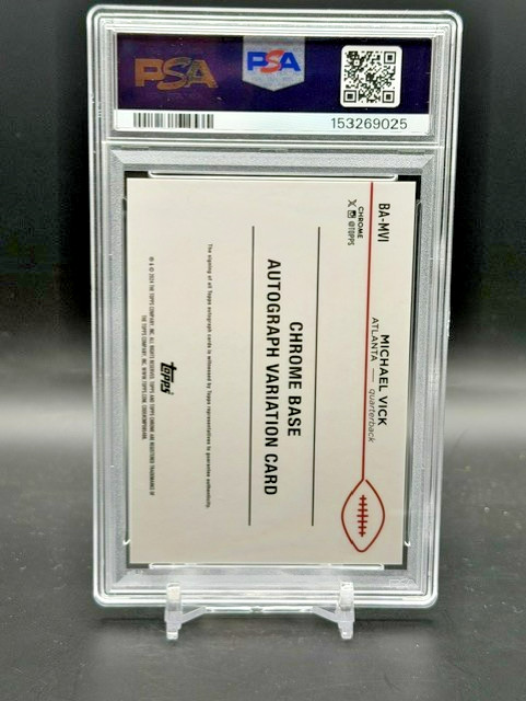 2024 Topps Chrome Auto Variation Gold Geometric /50 PSA 10 GEM (Auto) view 4