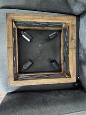 Rustic farmhouse flush mount ceiling light fi...