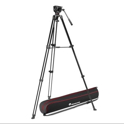 OPEN BOX   Manfrotto MVK500XAM Tripod Kit: 500X + Twin Leg ALU Video System