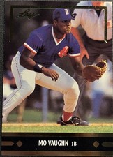 1991 Leaf Gold ROOKIES Mo Vaughn #BC7 Boston Red Sox Card!