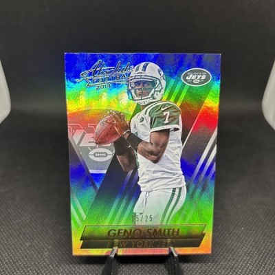 2014 Panini Absolute Geno Smith Silver Refractor #13 Numbered 15/25 NY Jets 