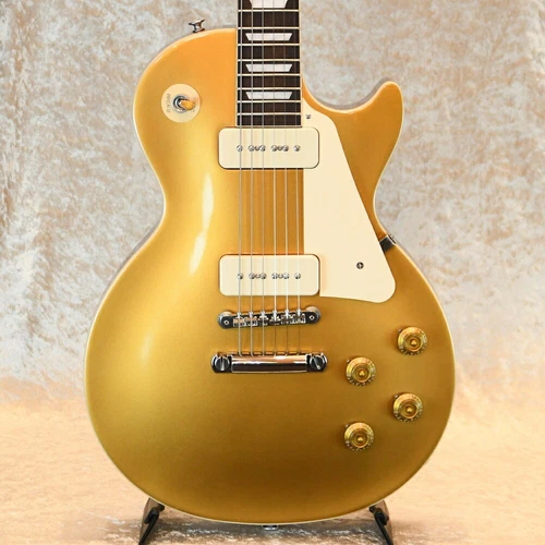 Middle Gibson Les Paul Standard 50S P-90 Gold Top No.RG3541