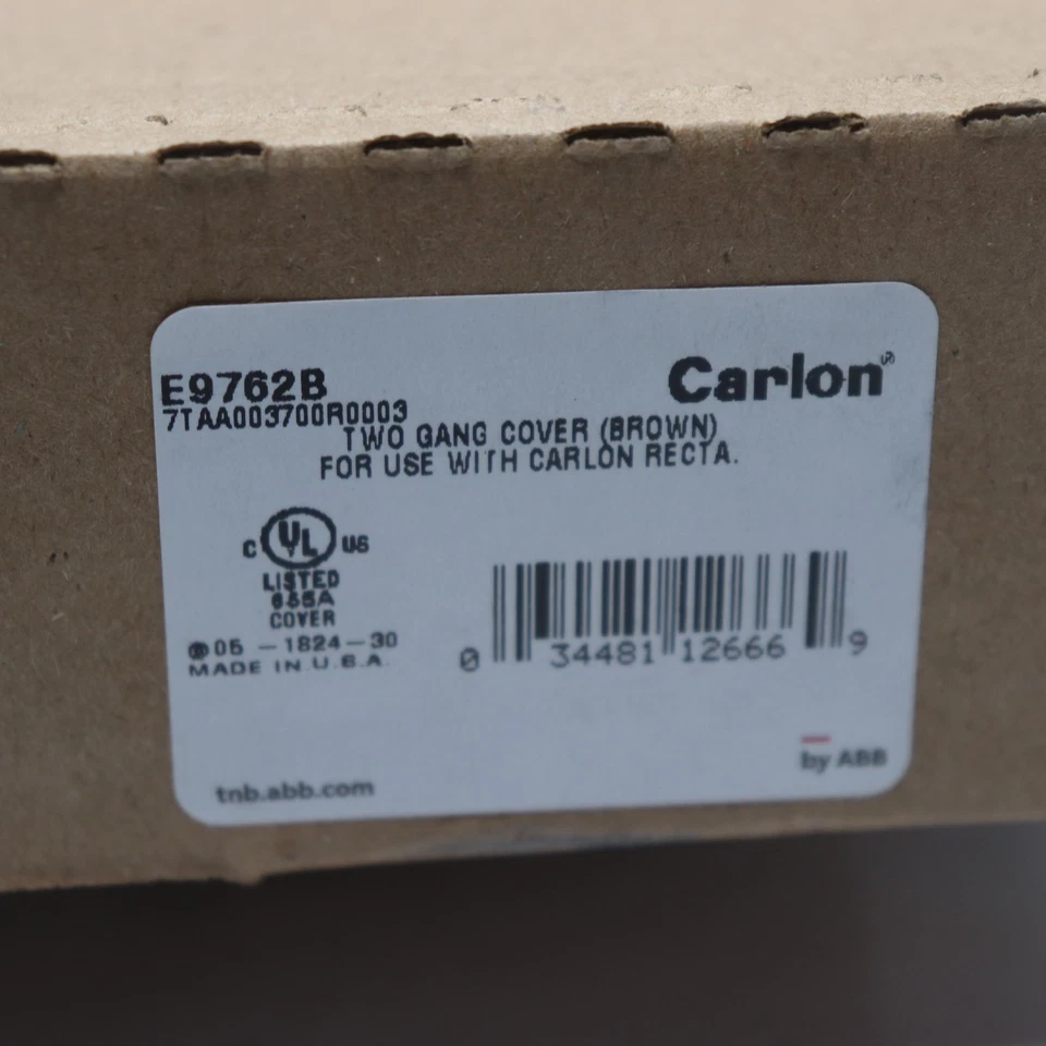 (1 paquete) Conjunto de cubierta Carlon doble marrón E9762B  Foto 2 de 4