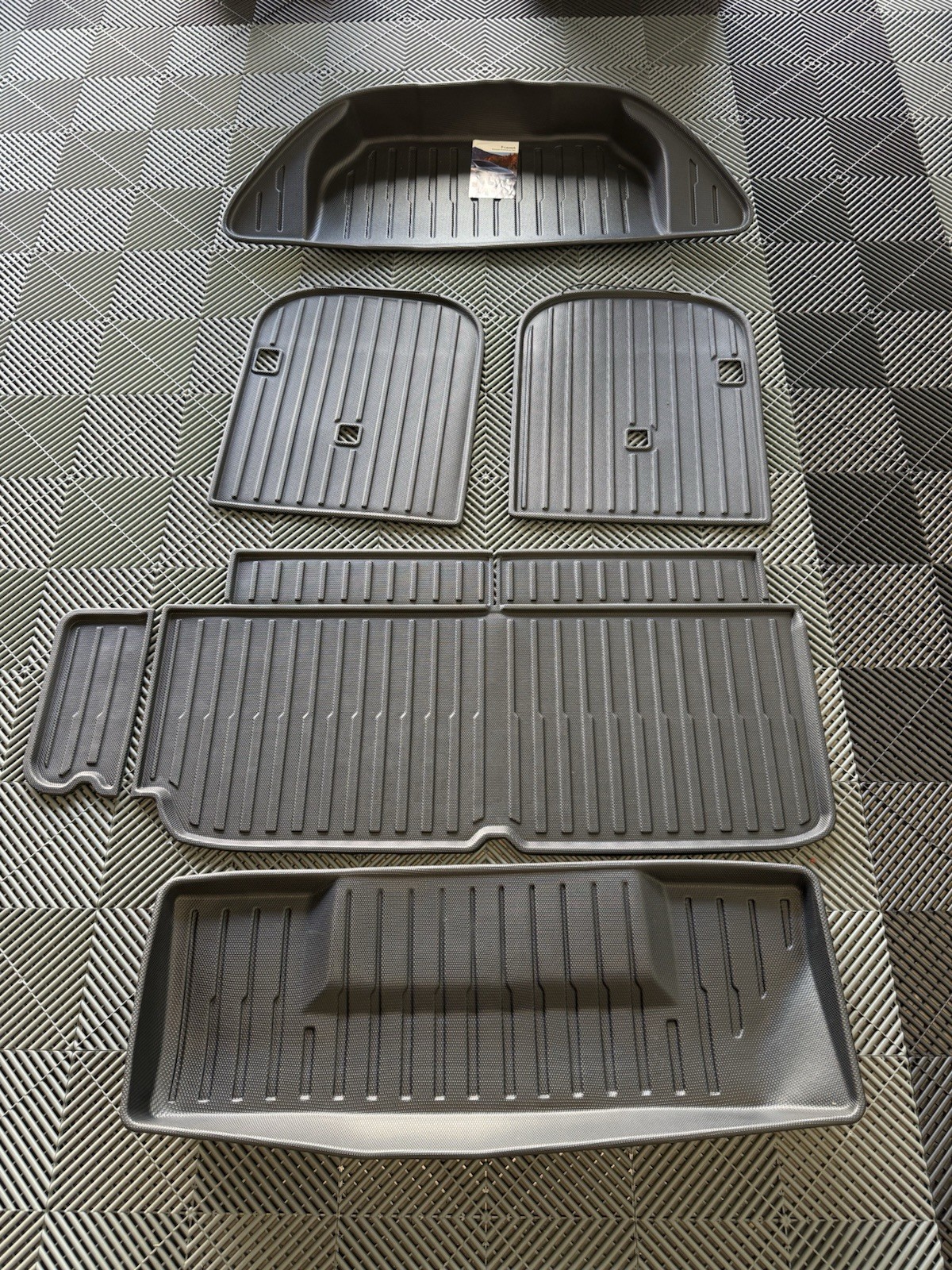 2021-2025 Model X Frunk, Trunk & rear seat protectors &  all weather cargo mats
