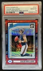 2024 Donruss Caleb Williams Optic Rated Rookie Preview Red Wave #327 PSA 10