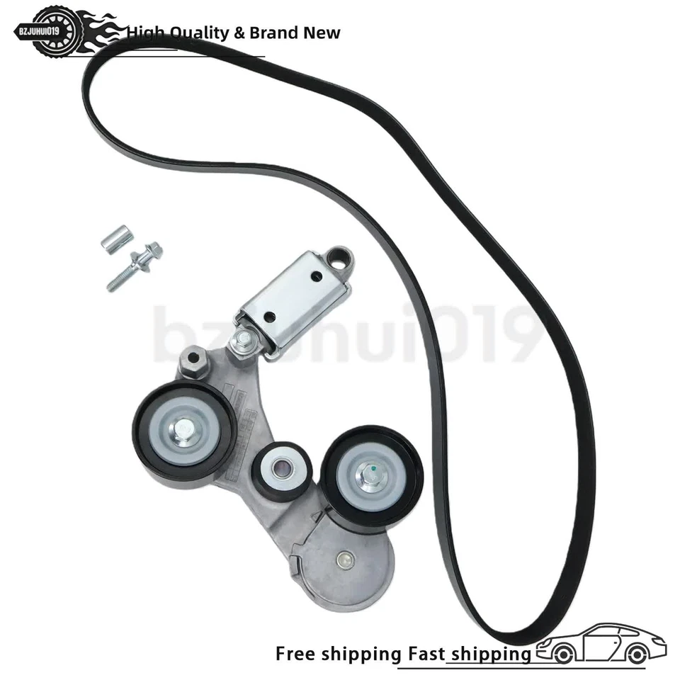 For 2012-16 Buick Regal Chevrolet Impala 2x Serpentine Belt & Tensioner Assembly - Image 3 of 4