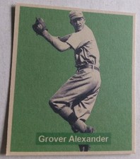 Grover Alexander Triple Play Gum Co. Card