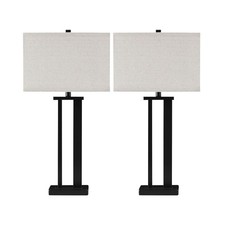 Signature Design by Ashley Aniela Contemporary 29" Table Lamp with Open Silhouet