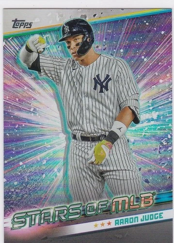 AARON JUDGE 2024 Topps STARS OF MLB INSERT CARD New York Yankees Baseball MVP!
