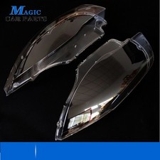 2pcs Headlight Lens Cover Front Lhrh Fit Bmw 1 Series E81 E82 E87 E88 2003-2011