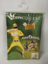 Morphsuits - Adult Yellow Power Ranger Costume - Size M - New 5'0" - 5'4" 