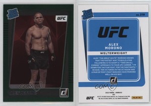 2022 Donruss UFC Rated Rookie Green Flood Alex Morono #219 Rookie RC